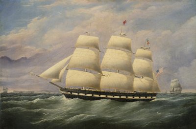 Clipper Ship American Eagle by G. Dell